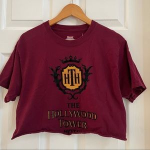 Vintage Disney Towrt of Terror cropped Tee